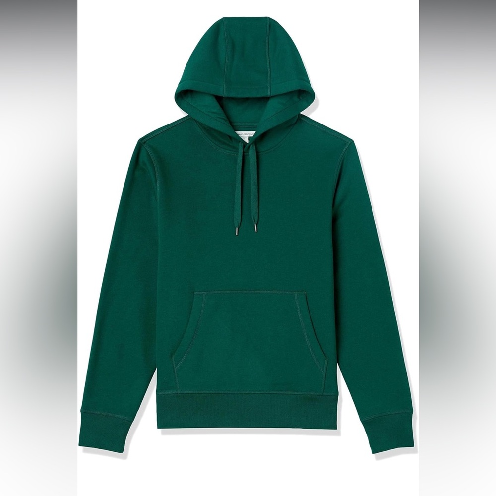 Amazon Essentials Green Pullover Hoodie Sweatshirt